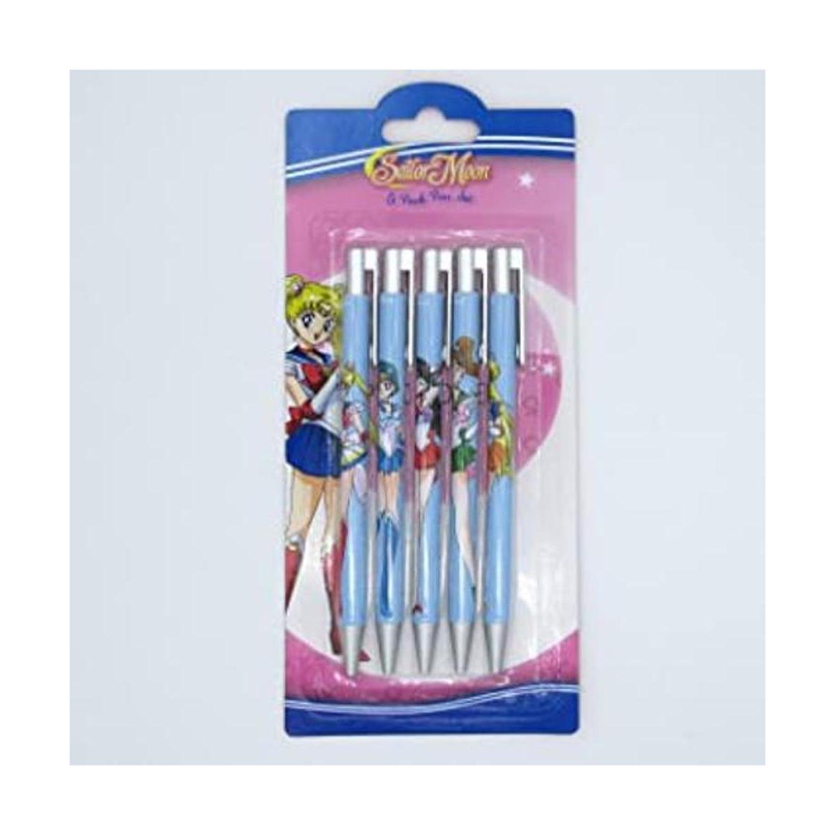 Sailor Moon Set de 5 bolígrafos con marinero Mercury