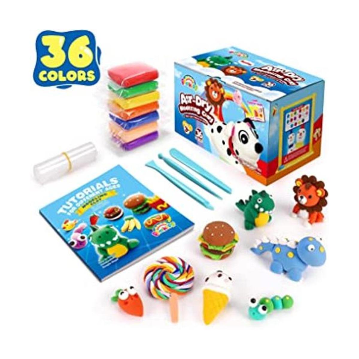 Sago Brothers 36 Colors Air Dry Clay Soft Modeling Clay