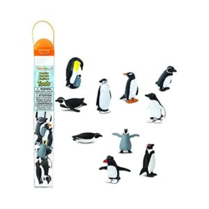 Safari Ltd TOOB de pinginos con 10 divertidas figuras que_1