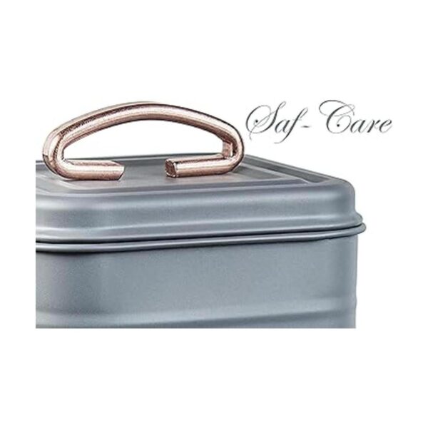 SafCare Juego de 3 botes de cocina de color gris granja