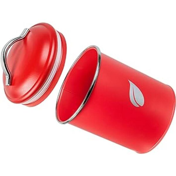 SafCare Juego de 3 botes de cocina de color rojo San