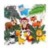 Safari Jungle Animals Sewing Kit Zoo Felt Animal DIY_5