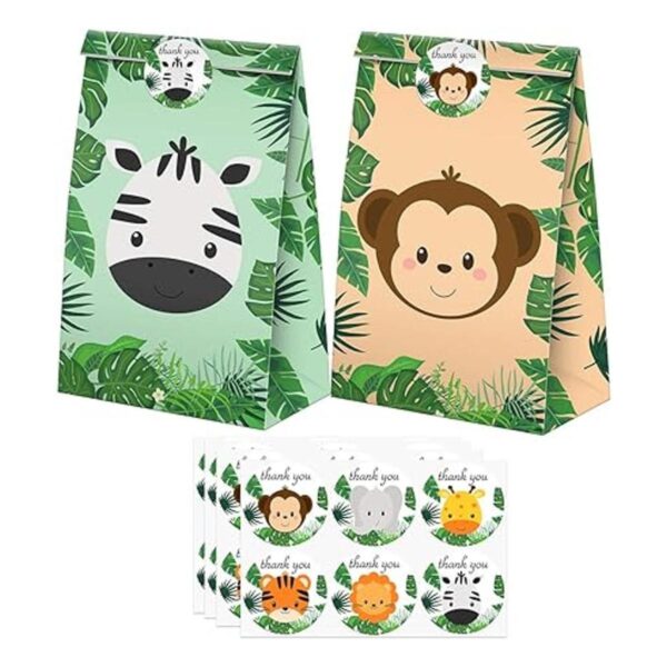 Safari Goodie Bolsas24 piezas de regalos de fiesta de la_2