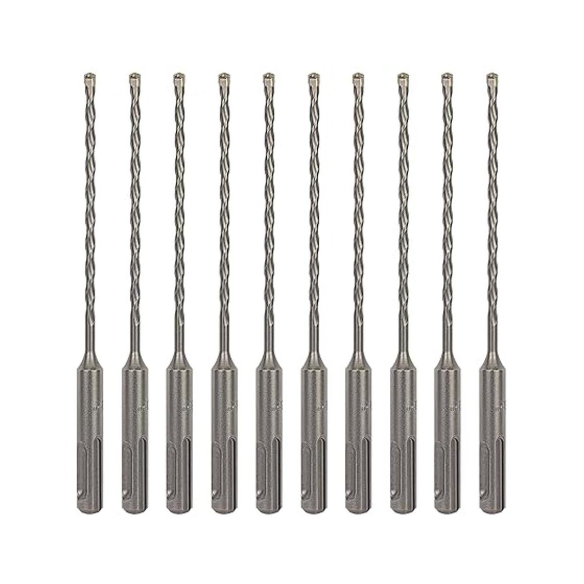 Sabre Tools Paquete de 10 brocas SDS Plus de 532 pulgadas
