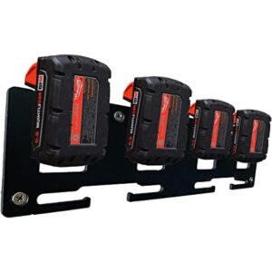 SZWJTLV Milwaukee M18 Soporte para batería 4X soporte de_1