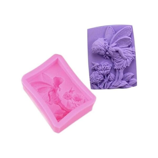 SYW 2 moldes de silicona de ángel libélula mariposa hada_2