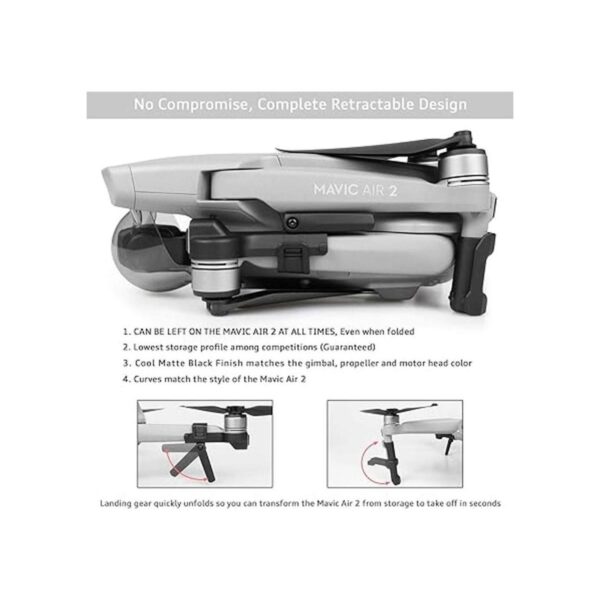 SYMIK Extensión de tren de aterrizaje retráctil para DJI_2