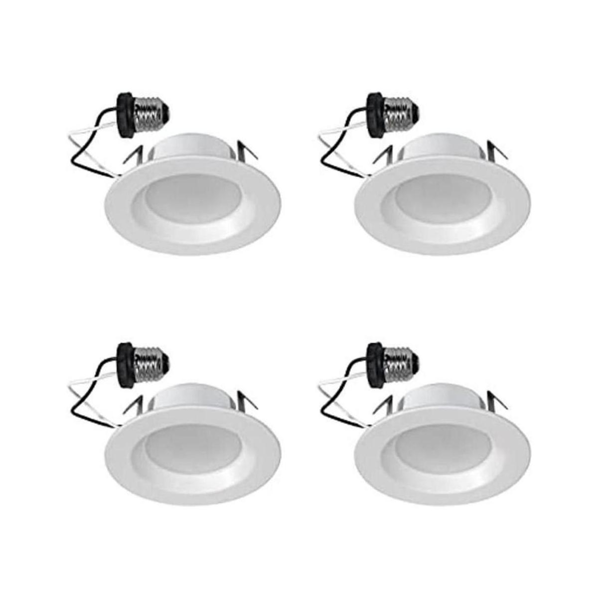 SYLVANIA Luz empotrada LED de 4 pulgadas con borde