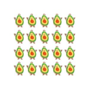SYBKED Aguacate DIY colgante 20 piezas sonrisa fruta_1
