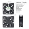 SXDOOL EC Ventilador de refrigeración del motor_3