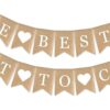 SWYOUN Burlap The Best is Yet to Come Banner Bachelorette_3