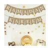 SWYOUN Arpillera Ramadan Kareem Decoración de chimenea_2
