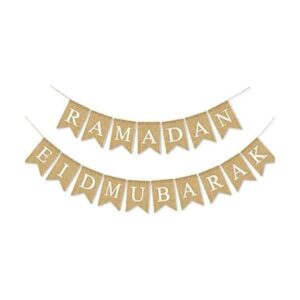 SWYOUN Arpillera Ramadan Eid Mubarak Decoración de_1