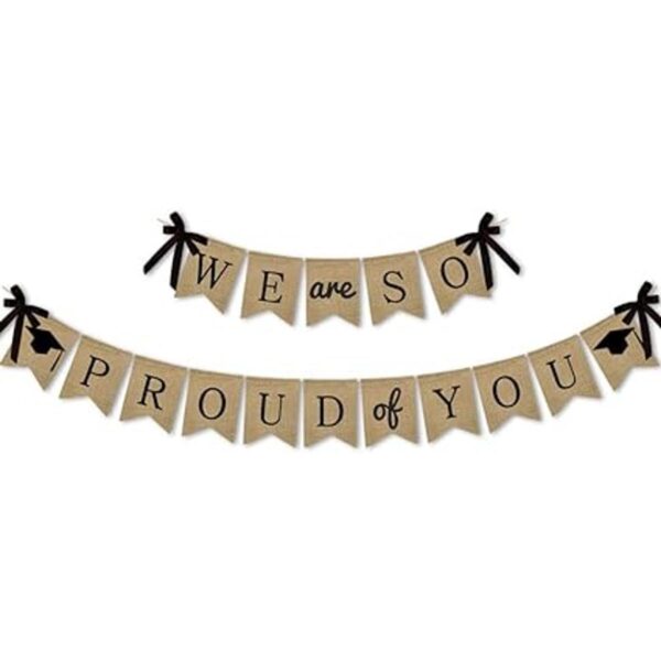 SWYOUN Banner de arpillera con texto en inglés We are So_5