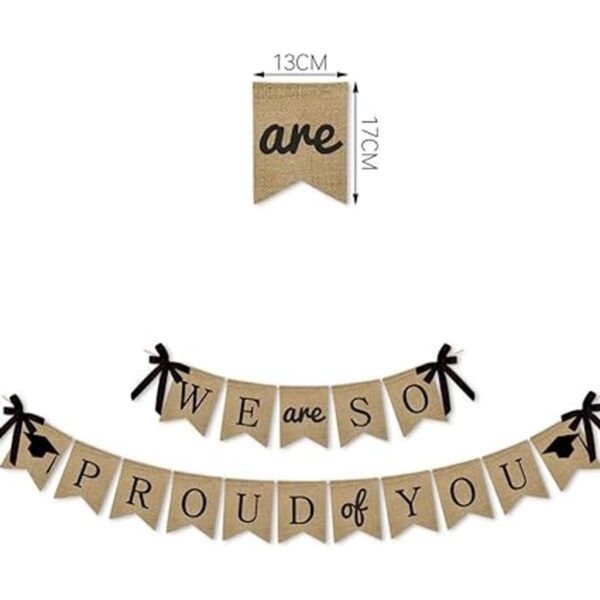 SWYOUN Banner de arpillera con texto en inglés We are So_4
