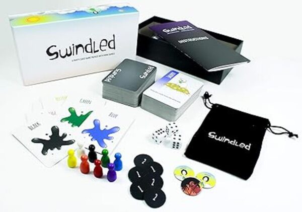 SWTA Games Swindled Juegos de cartas familiares con_3