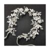 SWEETV Diadema de boda hecha a mano con diamantes de_4