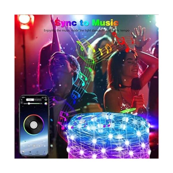 SUVEUS Luces LED impermeables para cama elástica de 16