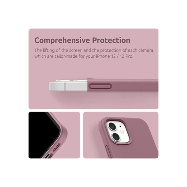 SURPHY Funda de silicona compatible con iPhone 12 y iPhone_3