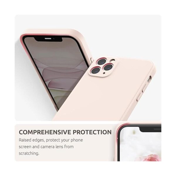 SURPHY Funda de silicona cuadrada compatible con iPhone_4