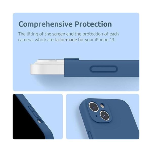 SURPHY Funda de silicona compatible con iPhone 13 6.1_4