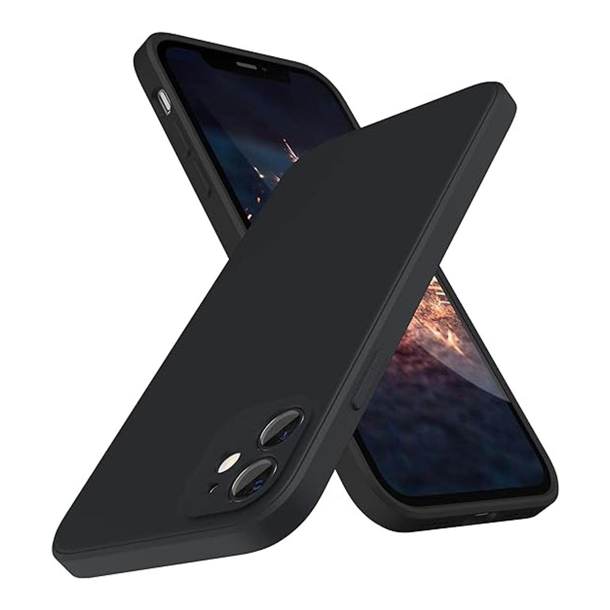 SURPHY Funda de silicona cuadrada compatible con iPhone 11