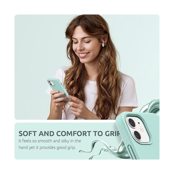 SURPHY Funda de silicona compatible con iPhone 12 Mini de_2