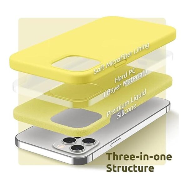 SURPHY Funda de silicona compatible con iPhone 12 Pro Max_4