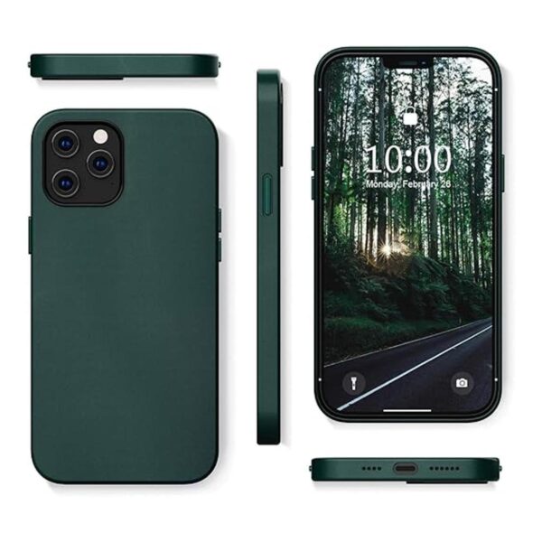 SURPHY Funda de piel sintética compatible con iPhone 12_3