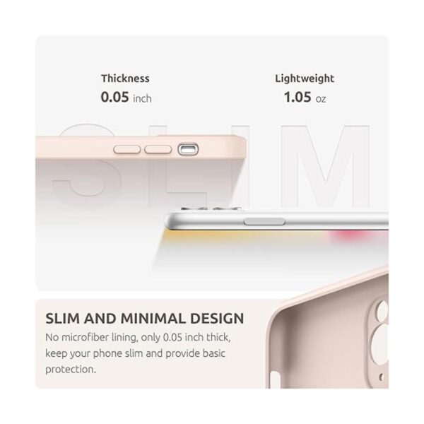 SURPHY Funda cuadrada de silicona compatible con iPhone 11_5