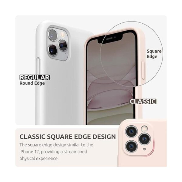SURPHY Funda cuadrada de silicona compatible con iPhone 11_3
