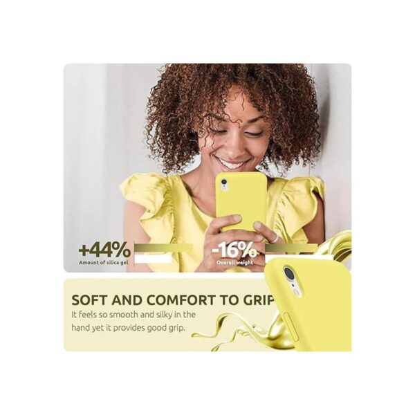 SURPHY Carcasa de silicona para iPhone XR suave a_2