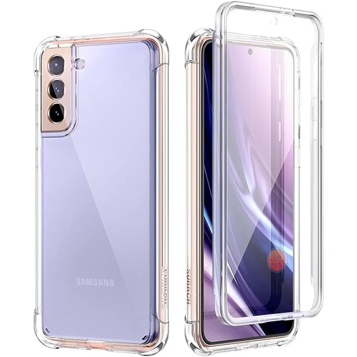 SURITCH Funda transparente para Samsung Galaxy S21 5G