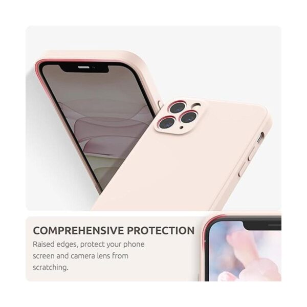 SURPHY Funda cuadrada de silicona compatible con iPhone 11_4
