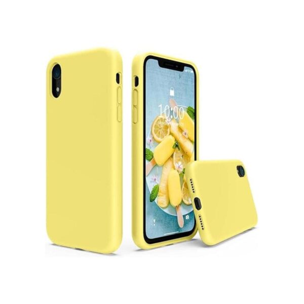 SURPHY Carcasa de silicona para iPhone XR suave a_1