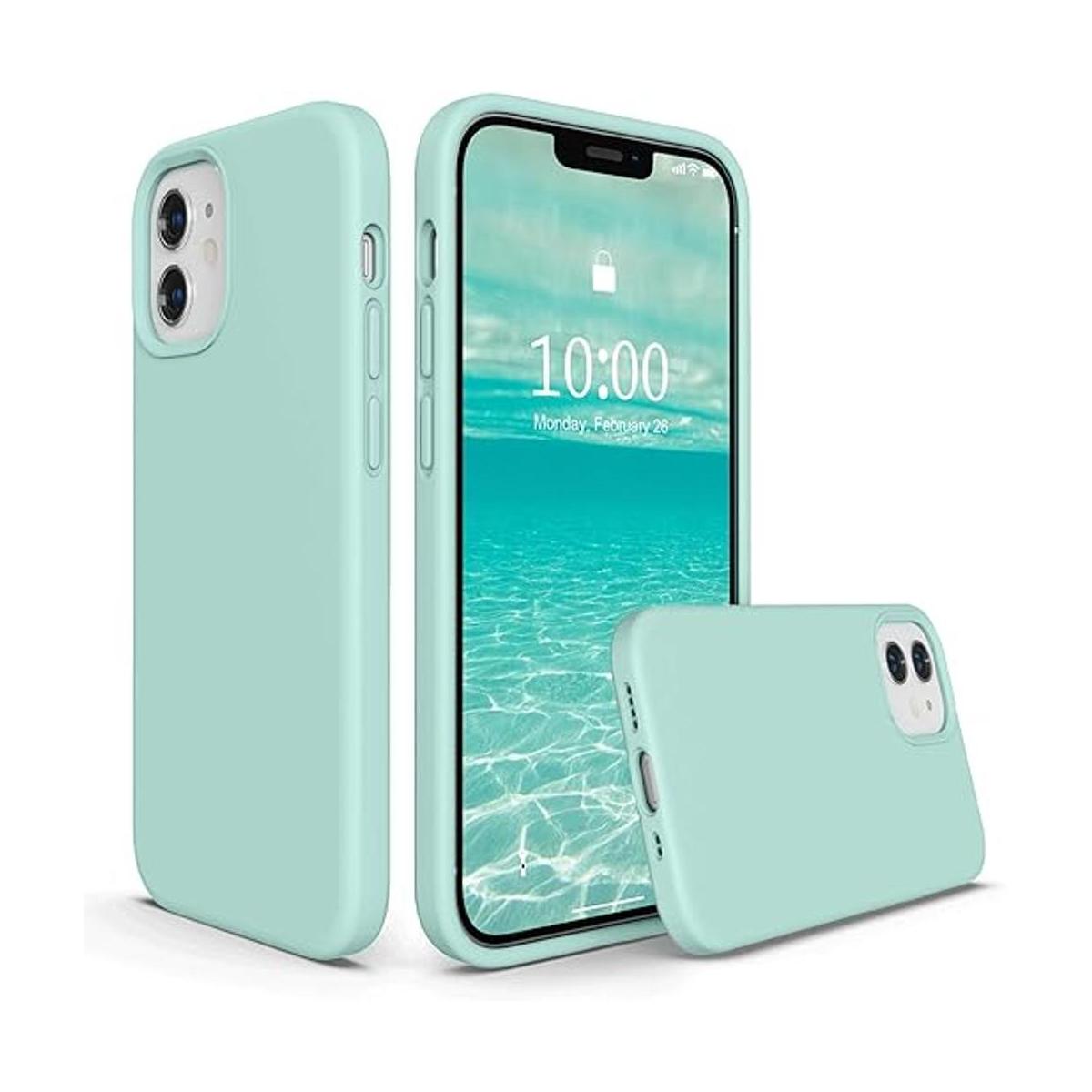 SURPHY Funda de silicona compatible con iPhone 12 Mini de