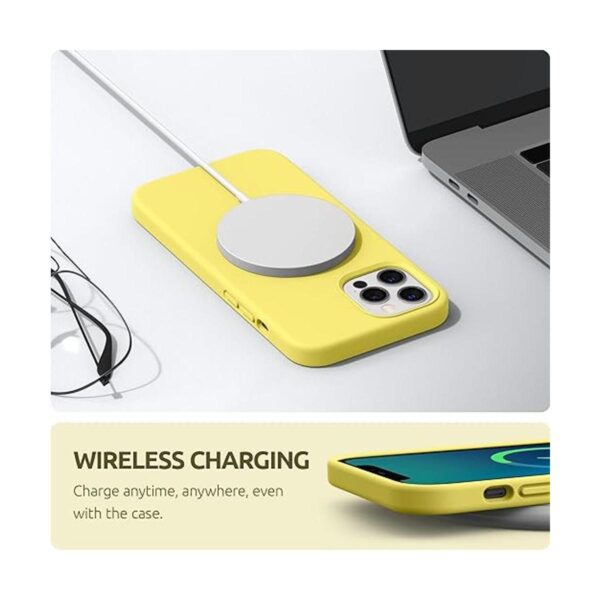 SURPHY Funda de silicona compatible con iPhone 12 Pro Max_5