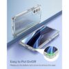 SURITCH Funda transparente compatible con Galaxy S22 5G_5