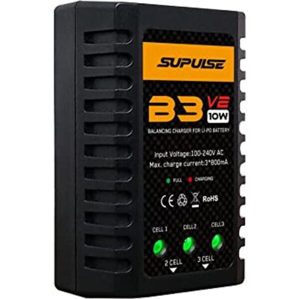 SUPULSE Cargador de batería LiPo 2S3S RC cargador de_1