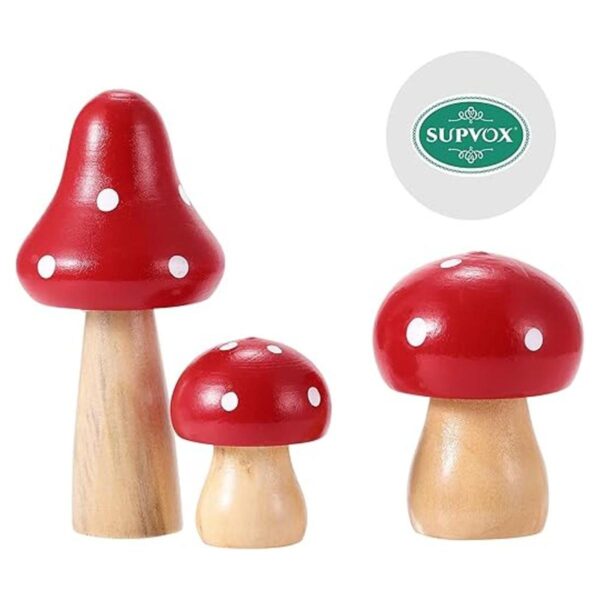 SUPVOX Figuras de setas en miniatura 3 unidades madera