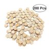 SUPVOX 200 discos de madera con forma hexagonal sin