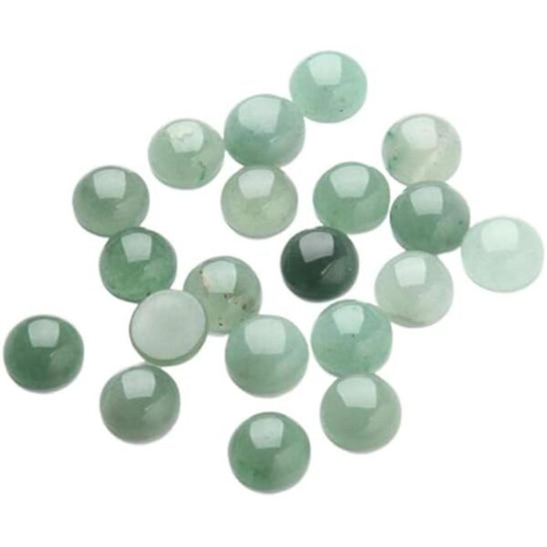 SUPVOX 20 piezas de piedra natural cabujones redondos de