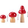 SUPVOX Figuras de setas en miniatura 3 unidades madera
