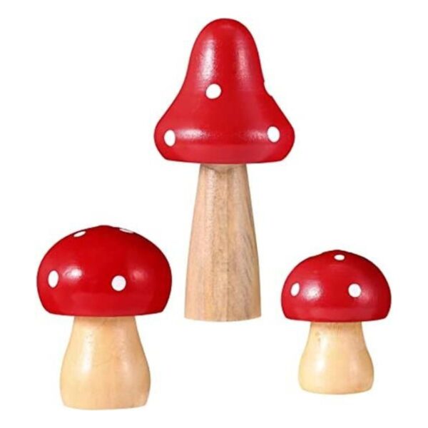 SUPVOX Figuras de setas en miniatura 3 unidades madera