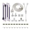 SUPERNIGHT Kit de conectores de tira LED de 5 pines de_1
