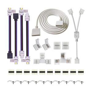 SUPERNIGHT Kit de conectores de tira LED de 5 pines de_1