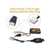 SUPULSE 2 cables de carga USB 2A para 2S 7.4V batería LiPo