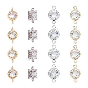SUPERFINDINGS 32 unidades de 4 estilos de diamantes