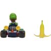 SUPER MARIO Spin Out Mariokart Vehículo Luigi Racer de