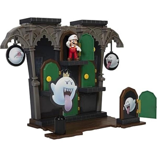 SUPER MARIO Juego de figuras de acción Deluxe Boo Mansion_4